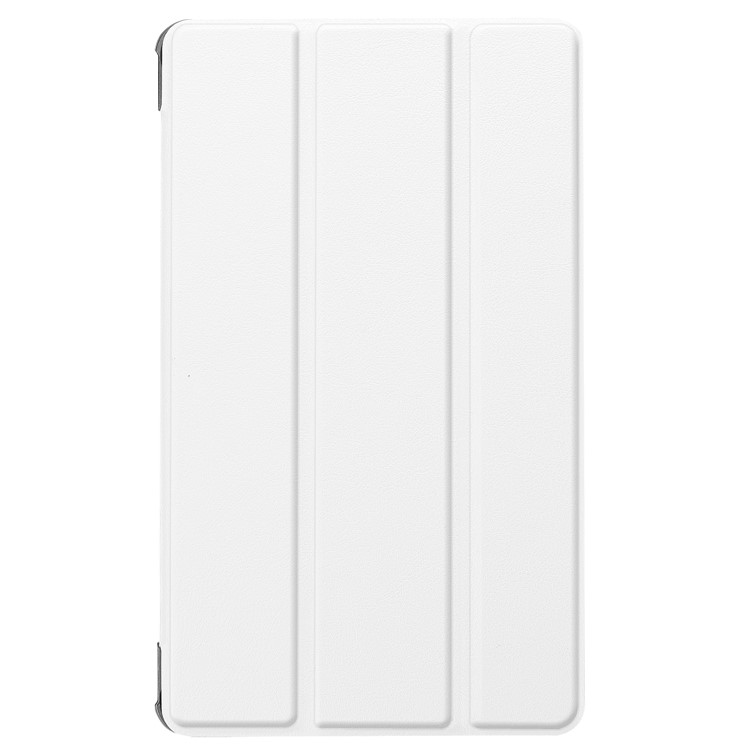 Tri-fold Stand PU Leather Smart Cover for Huawei MediaPad M5 8 - White-2