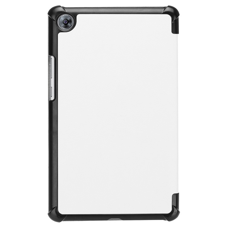 Tri-fold Stand PU Leather Smart Cover for Huawei MediaPad M5 8 - White-3