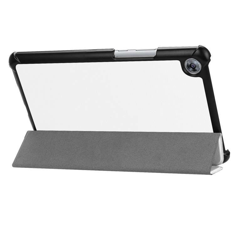 Tri-fold Stand PU Leather Smart Cover for Huawei MediaPad M5 8 - White-6