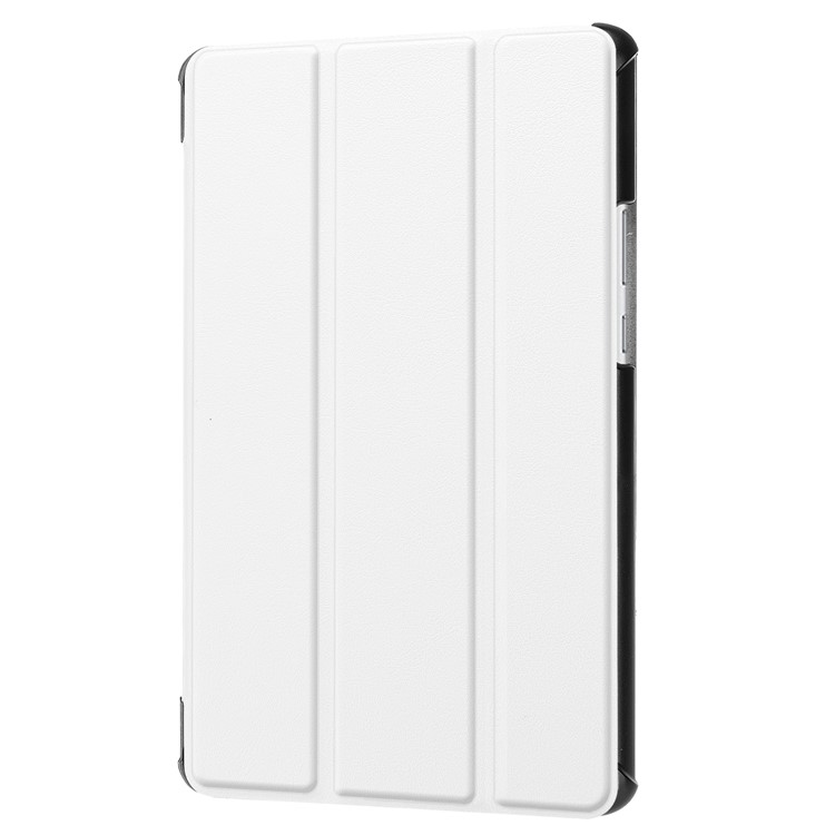 Tri-fold Stand PU Leather Smart Cover for Huawei MediaPad M5 8 - White-7