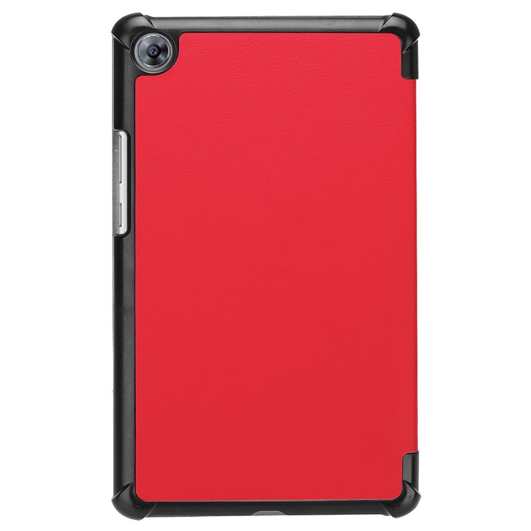 Tri-fold Stand PU Leather Smart Shell for Huawei MediaPad M5 8 - Red-3