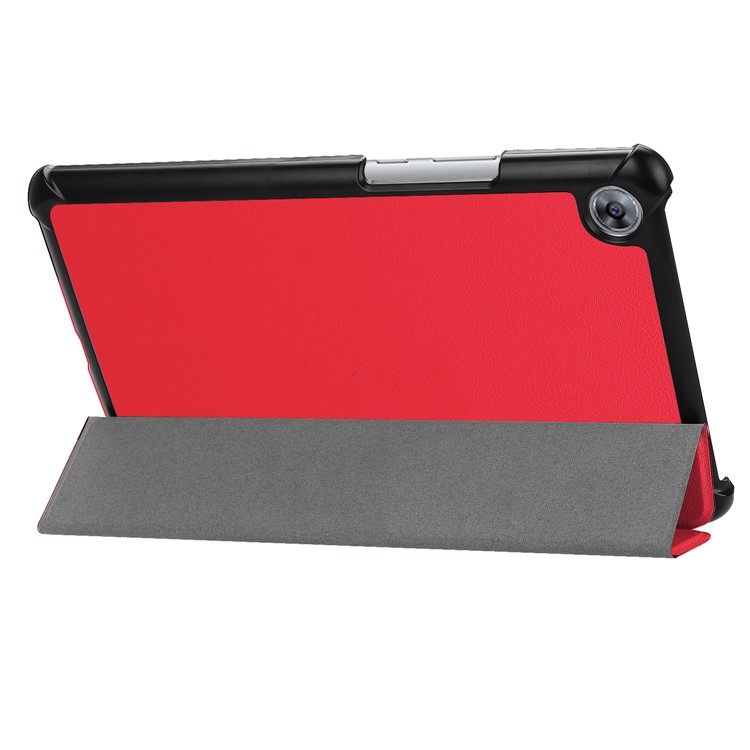 Tri-fold Stand PU Leather Smart Shell for Huawei MediaPad M5 8 - Red-6