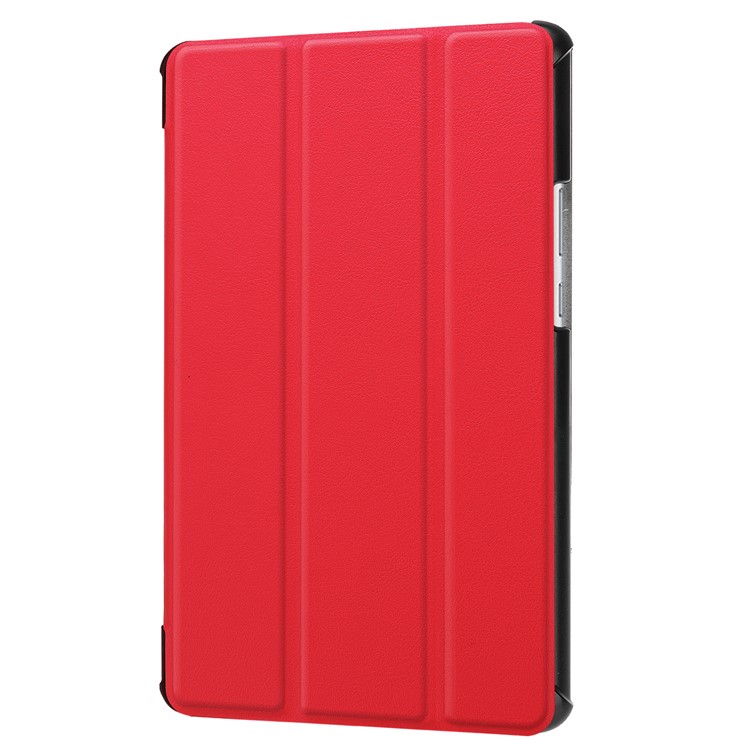 Tri-fold Stand PU Leather Smart Shell for Huawei MediaPad M5 8 - Red-7