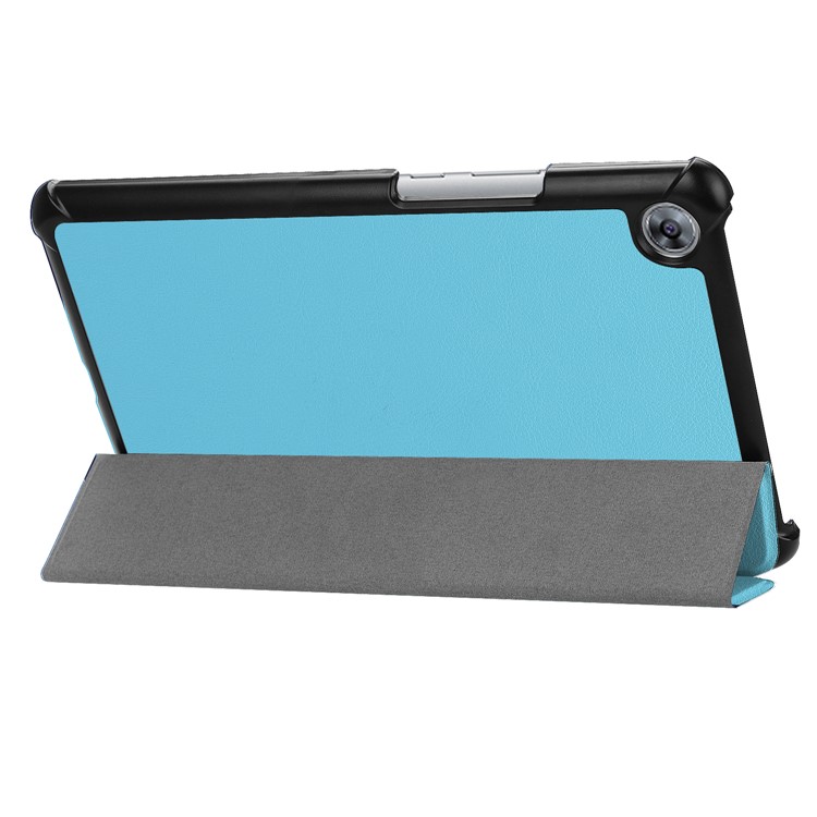 Tri-fold Stand PU Leather Smart Tablet Shell for Huawei MediaPad M5 8 - Baby Blue-6