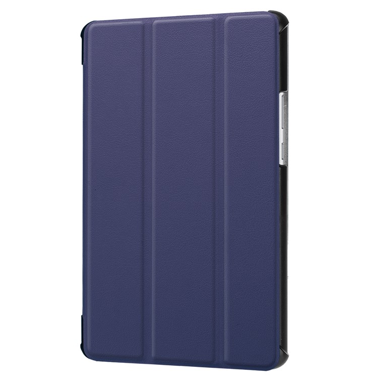 PU Leather Tri-fold Stand Smart Case Cover Shell for Huawei MediaPad M5 8 - Dark Blue-7