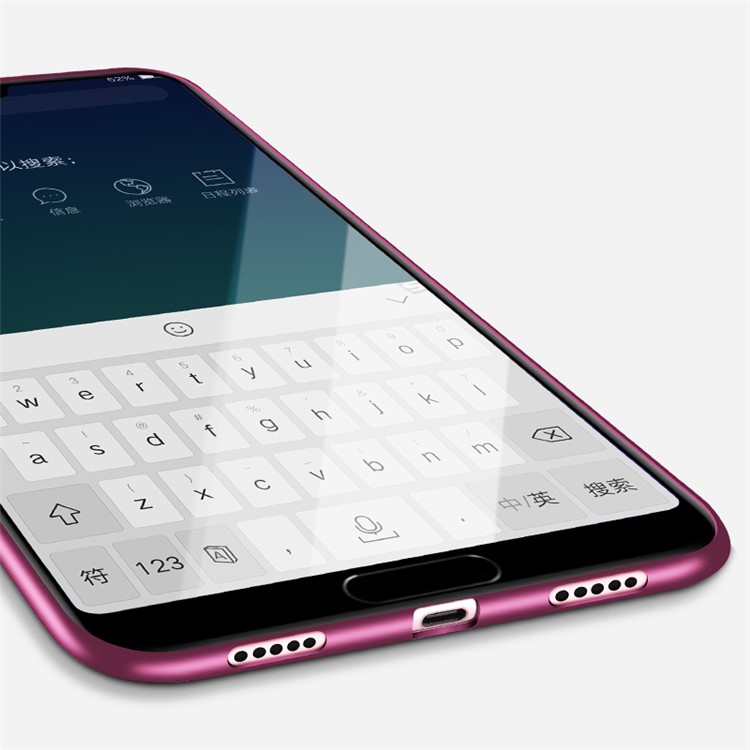 X-LEVEL Ультратонкий Замороженный Чехол Для Защиты TPU Для Huawei P20 - Пурпурный-2