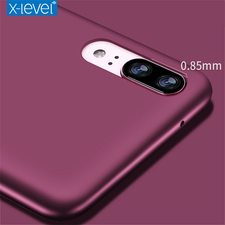 X-LEVEL Ультратонкий Замороженный Чехол Для Защиты TPU Для Huawei P20 - Пурпурный-4