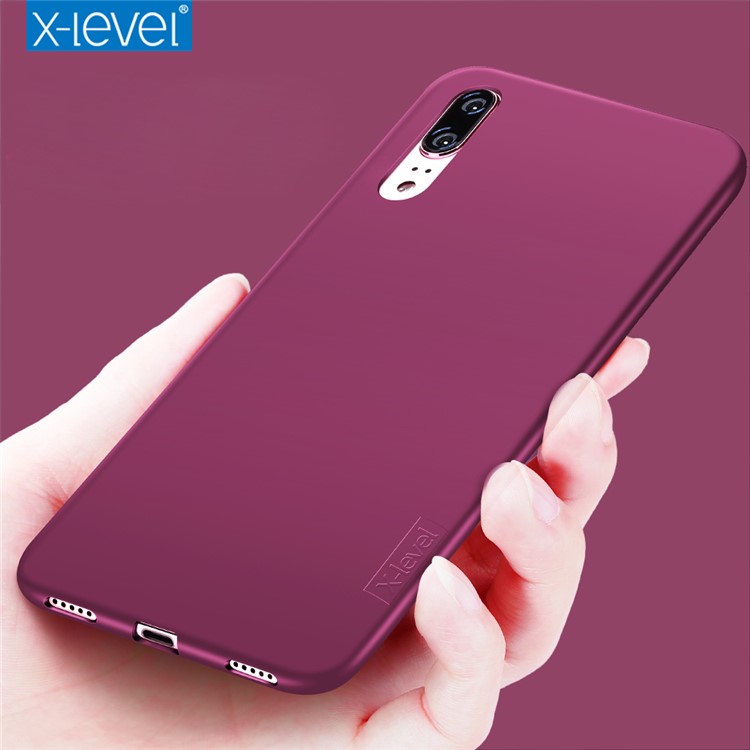 X-LEVEL Ультратонкий Замороженный Чехол Для Защиты TPU Для Huawei P20 - Пурпурный-5