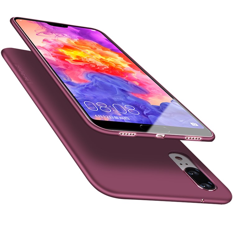 X-LEVEL Ультратонкий Замороженный Чехол Для Защиты TPU Для Huawei P20 - Пурпурный-6