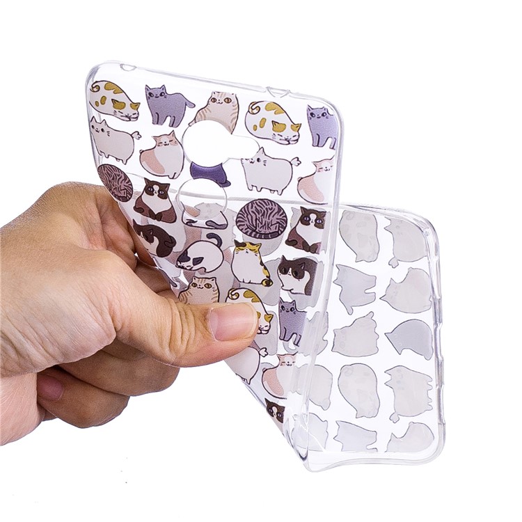 Pattern Printing IMD TPU Mobile Phone Case for Huawei Y7 Prime/Enjoy 7 Plus - Cartoon Animals-2