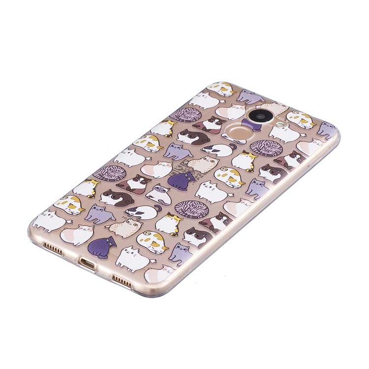 Pattern Printing IMD TPU Mobile Phone Case for Huawei Y7 Prime/Enjoy 7 Plus - Cartoon Animals-4
