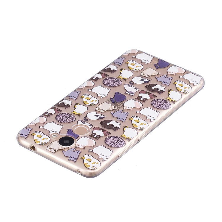 Pattern Printing IMD TPU Mobile Phone Case for Huawei Y7 Prime/Enjoy 7 Plus - Cartoon Animals-5