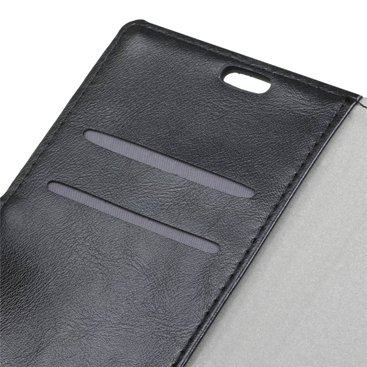 Crazy Horse Texture Leather Wallet Case for Huawei Y6 (2018)/Honor 7A (without Fingerprint Sensor) - Black-3