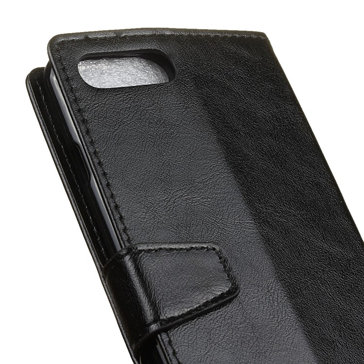 Crazy Horse Texture Leather Wallet Case for Huawei Y6 (2018)/Honor 7A (without Fingerprint Sensor) - Black-5