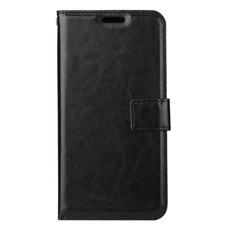 Crazy Horse Texture Wallet Stand Leather Case for Huawei P20 Pro - Black-2