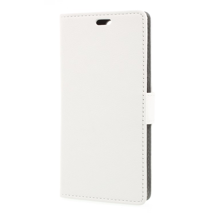 PU Leather Wallet Flip Stand Mobile Phone Shell for Huawei Y6 (2018) / Honor 7A (without Fingerprint Sensor) - White-3