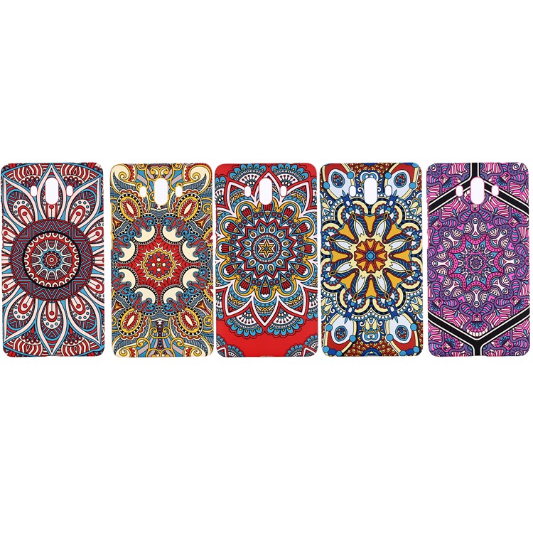 Ethnic Style Embossment Luminous Matte TPU Back Case for Huawei Mate 10 - Style 1-6