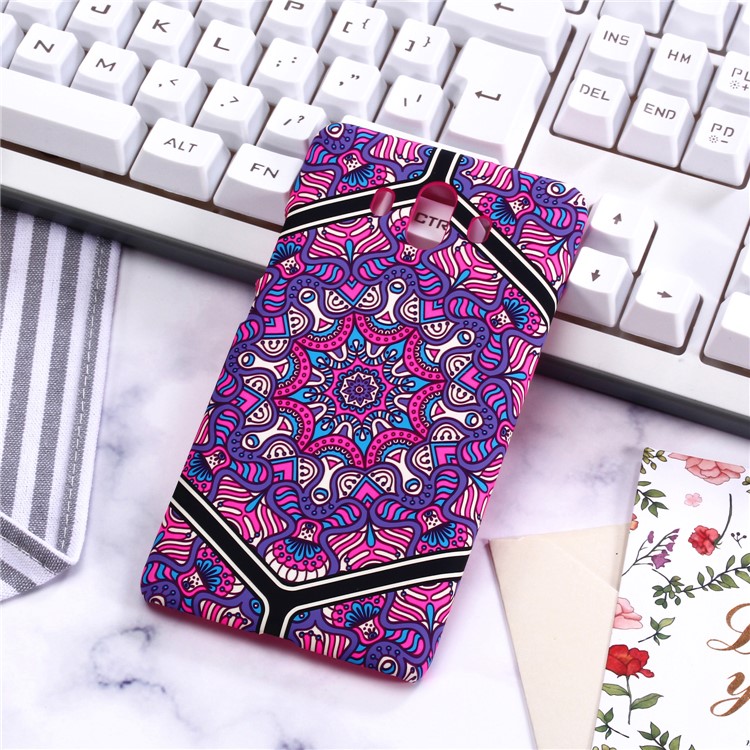 Ethnic Style Embossment Luminous Matte TPU Gel Phone Case for Huawei Mate 10 - Style 2-2