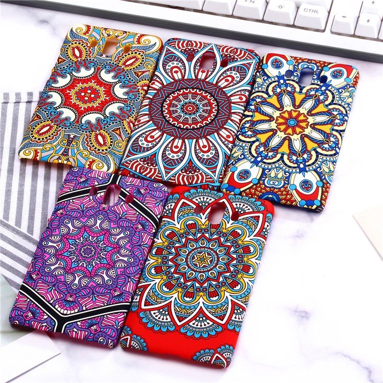 Ethnic Style Embossment Luminous Matte TPU Gel Phone Case for Huawei Mate 10 - Style 2-6