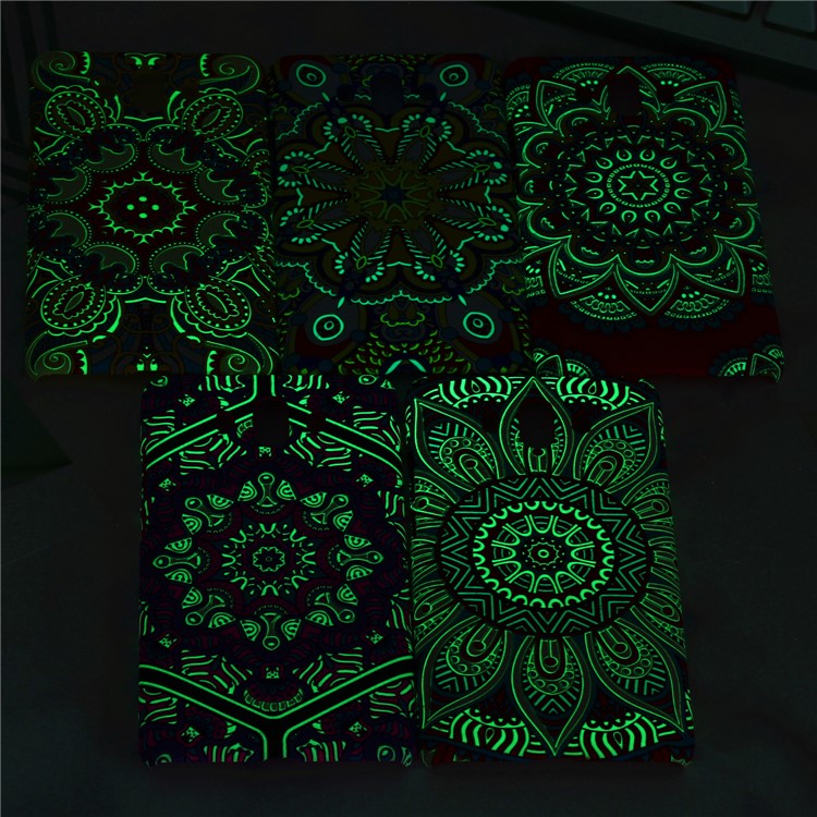 Ethnic Style Embossment Luminous Matte TPU Gel Phone Case for Huawei Mate 10 - Style 2-7