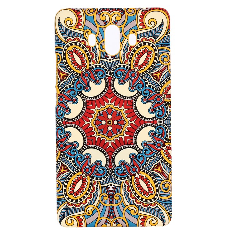 Ethnic Style Embossment Luminous Matte TPU Phone Cover for Huawei Mate 10 - Style 4-1