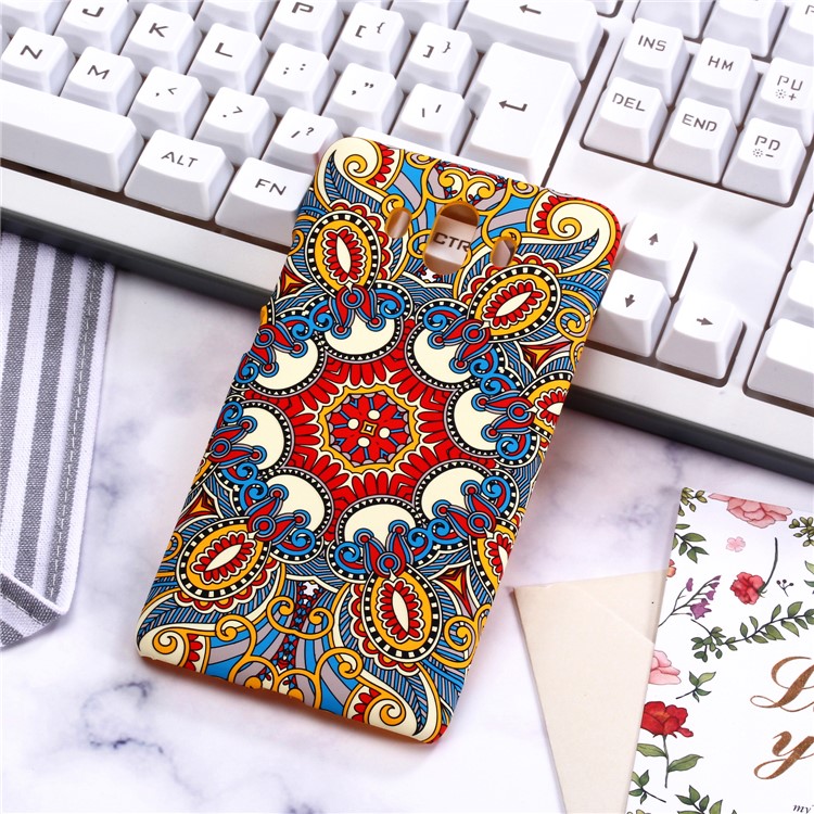 Ethnic Style Embossment Luminous Matte TPU Phone Cover for Huawei Mate 10 - Style 4-2