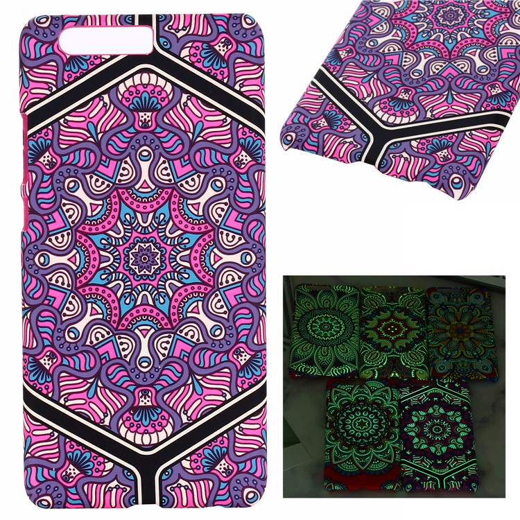 Ethnic Style Embossment Luminous Matte TPU Cover Case for Huawei P10 - Style 1-1