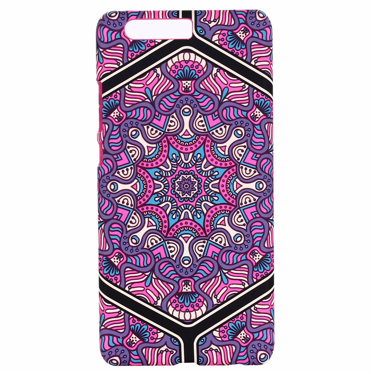 Ethnic Style Embossment Luminous Matte TPU Cover Case for Huawei P10 - Style 1-2