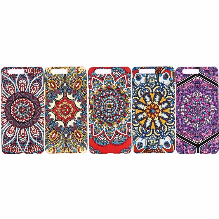 Ethnic Style Embossment Luminous Matte TPU Cover Case for Huawei P10 - Style 1-7