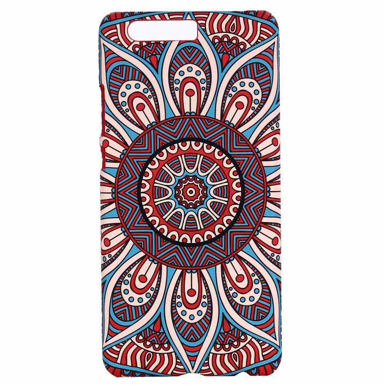 Ethnic Style Embossment Luminous Matte TPU Phone Casing for Huawei P10 - Style 2-1