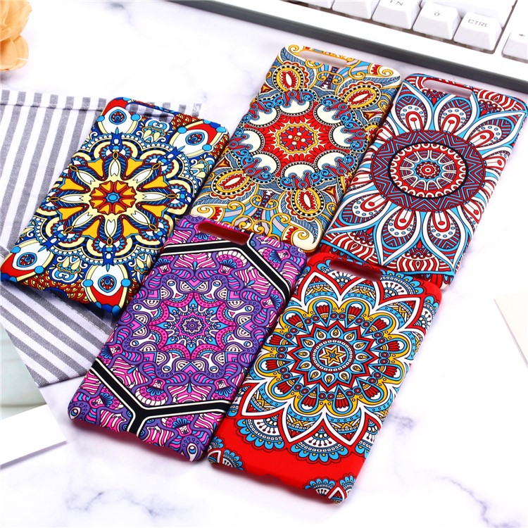 Ethnic Style Embossment Luminous Matte TPU Phone Casing for Huawei P10 - Style 2-6