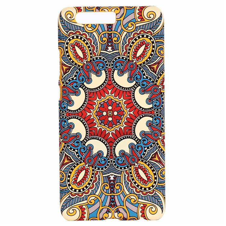 Ethnic Style Embossment Luminous Matte TPU Mobile Cover for Huawei P10 - Style 3-1