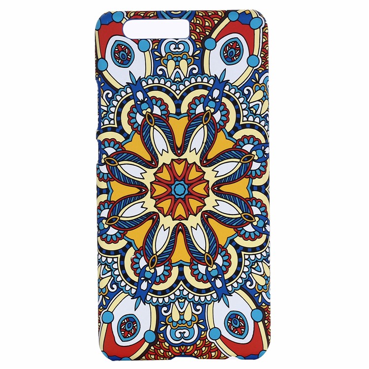 Ethnic Style Embossment Luminous Matte TPU Cell Phone Case for Huawei P10 - Style 4-1