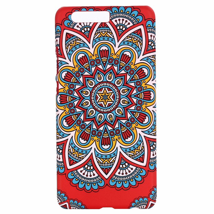 Ethnic Style Embossment Luminous Matte TPU Mobile Casing for Huawei P10 - Style 5-1