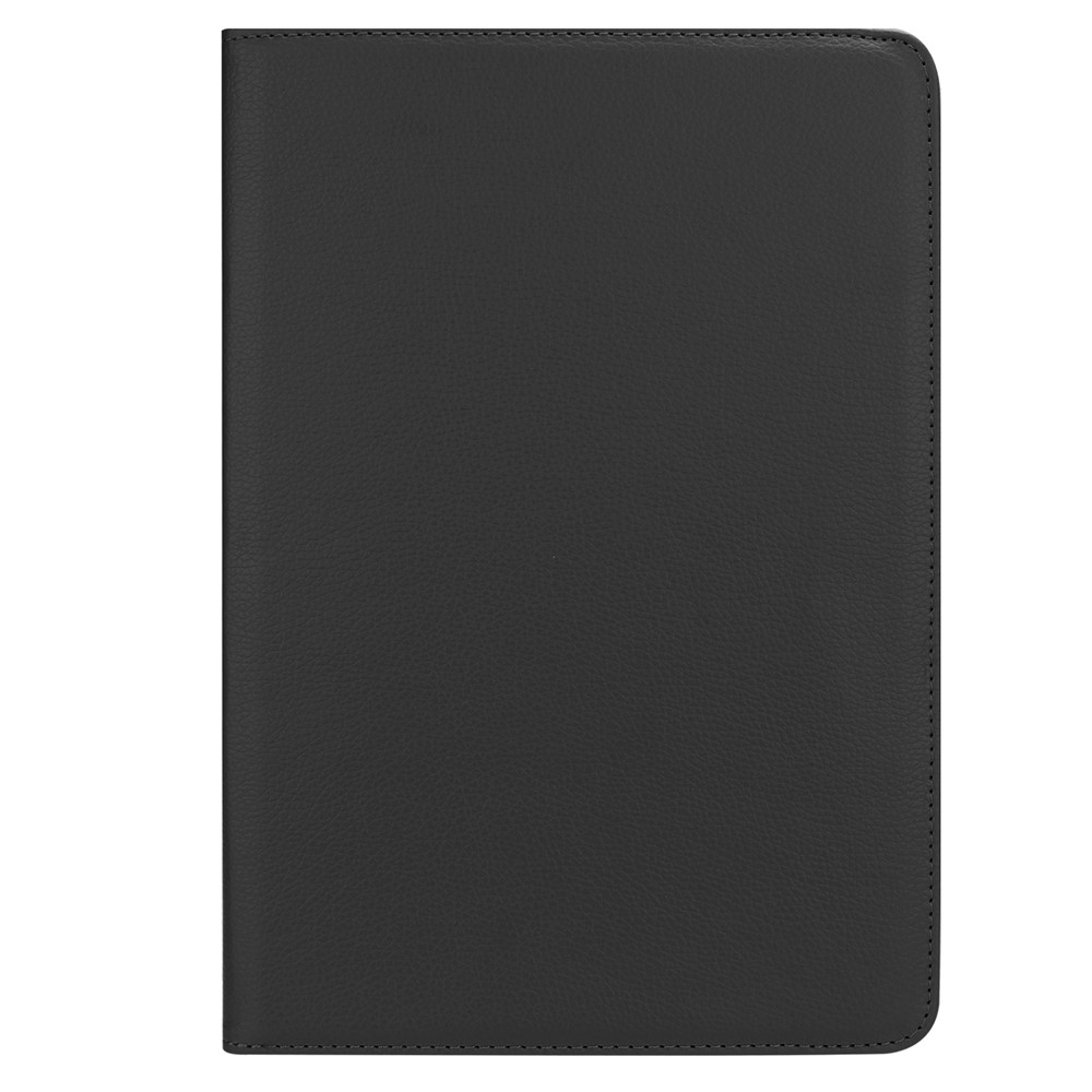 Étui de Tablette de Support en Cuir à Grains Litchi Pour Huawei Mediapad M5 10 / M5 10 (pro) Avec Bande Élastique - le Noir-2