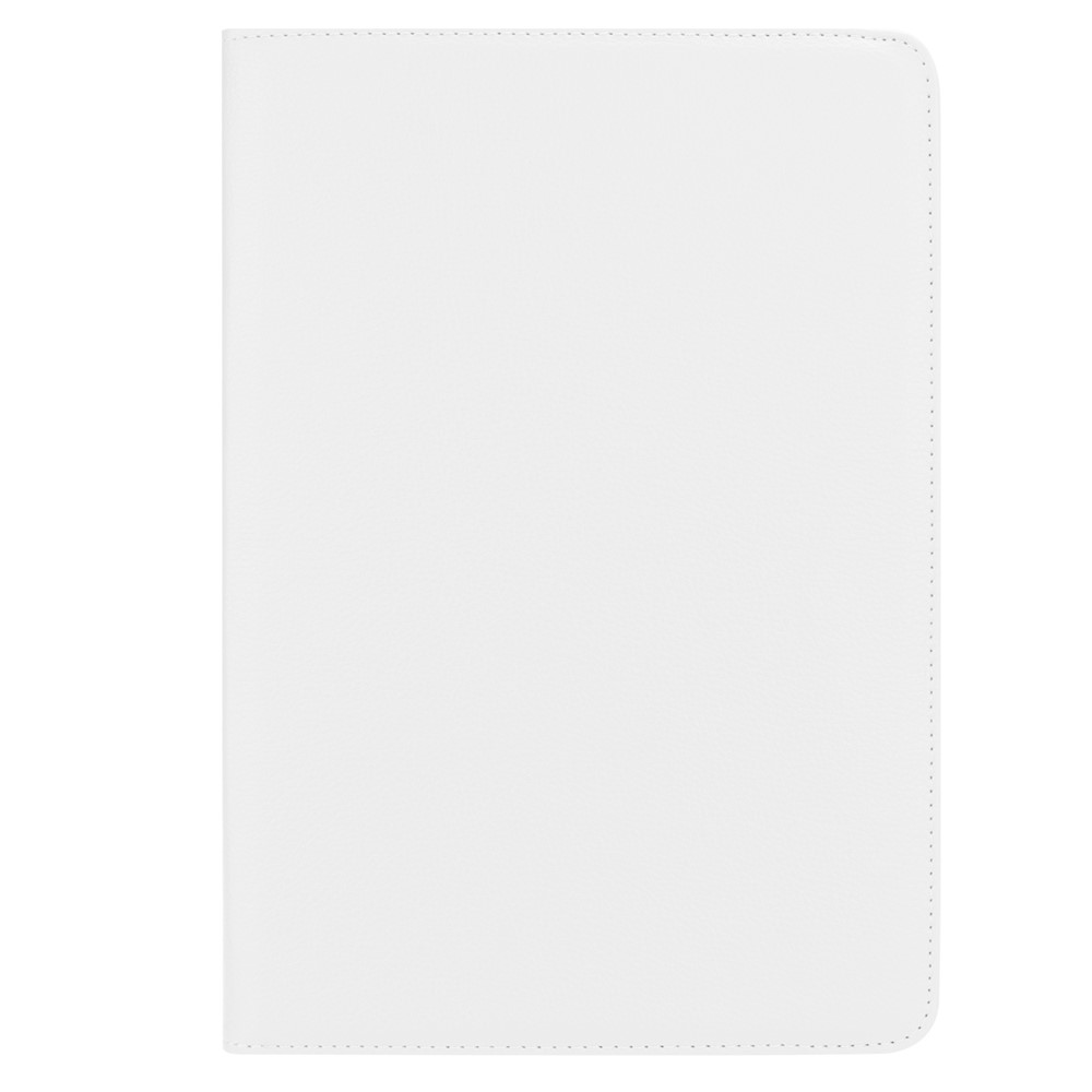 Litchi Grain Leather Stand Tablet Cover for Huawei MediaPad M5 10/M5 10 (Pro) with Elastic Band - White-2