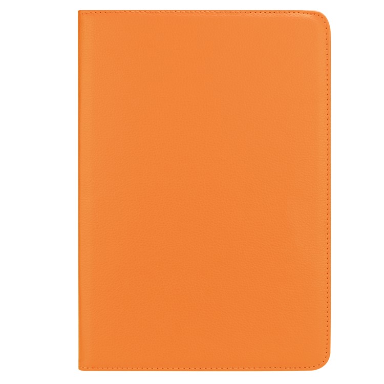 Litchi Grain Leather Stand Protective Casing for Huawei MediaPad M5 10/M5 10 (Pro) with Elastic Band - Orange-2