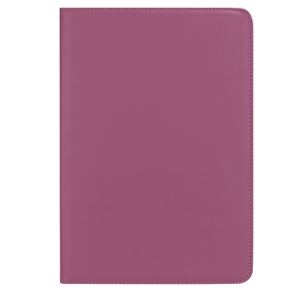 Litchi Grain Leather Stand Tablet Folio Cover for Huawei MediaPad M5 10/M5 10 (Pro) with Elastic Band - Purple-2