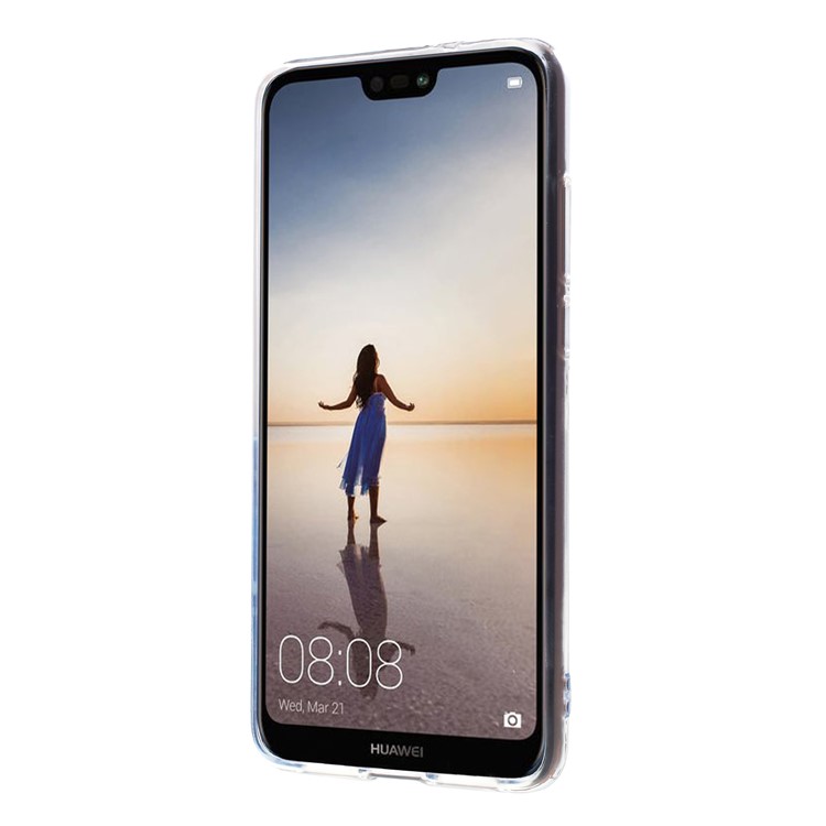 Pinch 3D Silicone Squishy Silicone Sea Lion Pattern Printing TPU Case for Huawei P20 - Penguin Pattern-2
