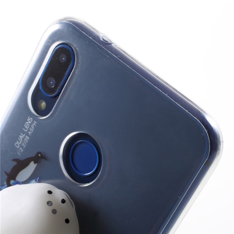 Squishy 3D Animal TPU Phone Cover for Huawei P20 Lite / Nova 3e - Dolphin in Ocean-5