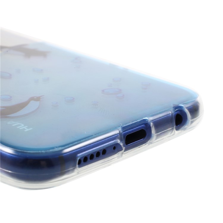 Squishy 3D Animal TPU Phone Cover for Huawei P20 Lite / Nova 3e - Dolphin in Ocean-6
