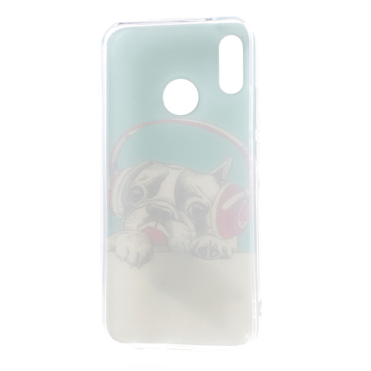 Squishy 3D Animal TPU Phone Case for Huawei P20 Lite / Nova 3e - Dog with Earphone-6