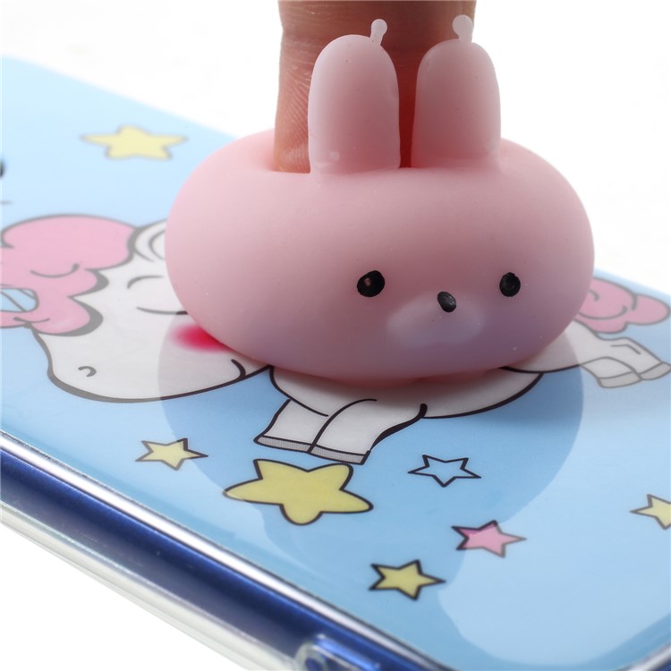 Squishy 3D Animal TPU Phone Accessory Case for Huawei P20 Lite / Nova 3e - Unicorn-5