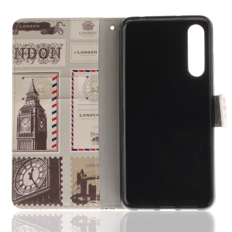 Pattern Printing Leather Wallet Cover for Huawei P20 Pro - UK Flag-8