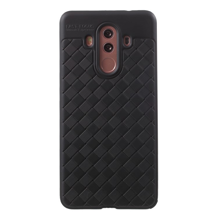 Woven Pattern TPU Case for Huawei Mate 10 Pro - Black-2