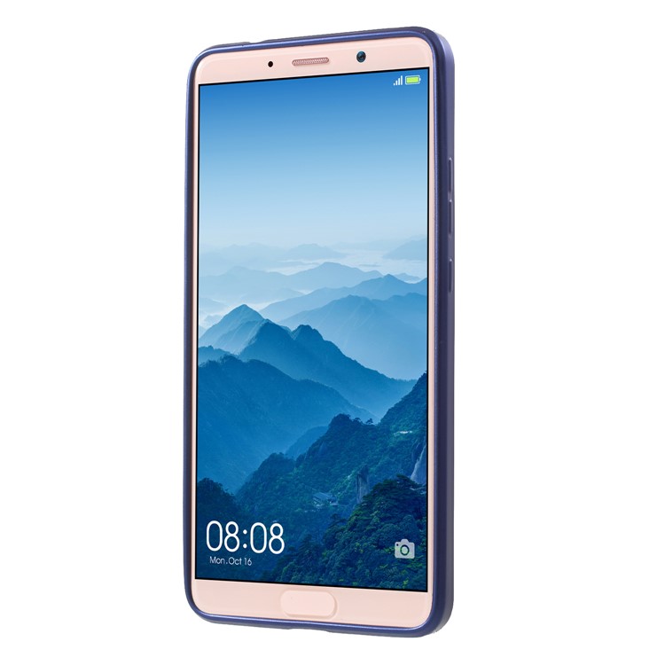 Woven Pattern TPU Case Phone Shell for Huawei Mate 10 Pro - Blue-2