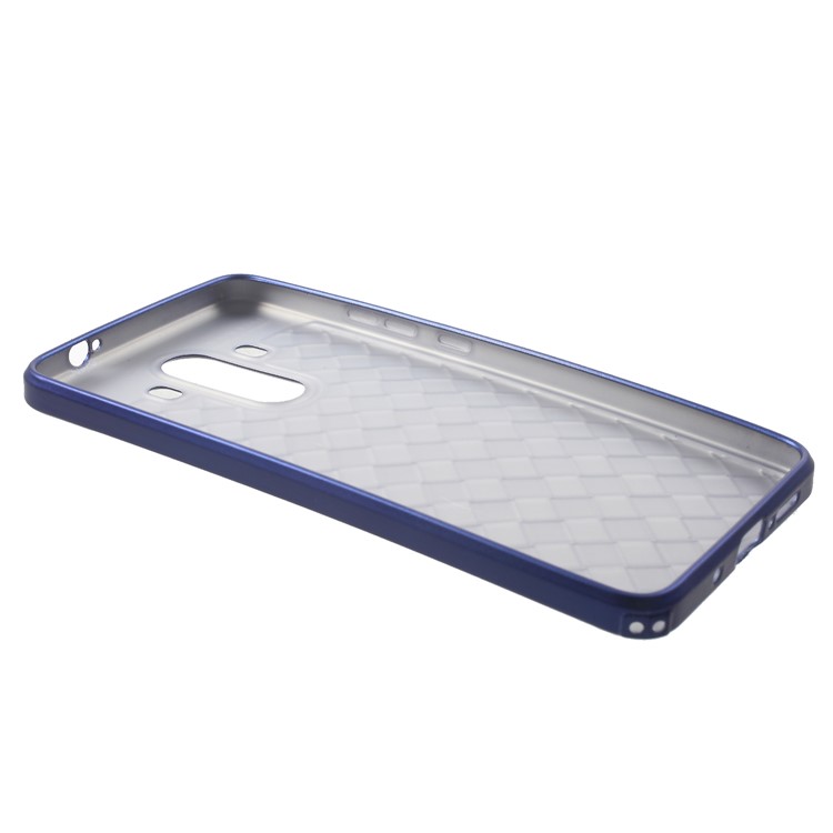 Woven Pattern TPU Case Phone Shell for Huawei Mate 10 Pro - Blue-5