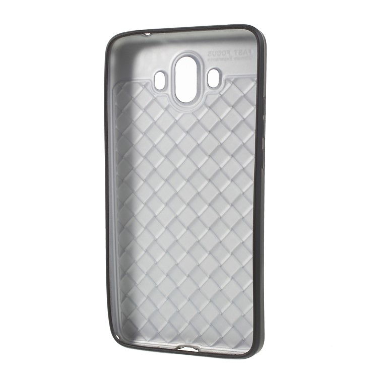 Woven Texture Soft TPU Case for Huawei Mate 10 - Black-5