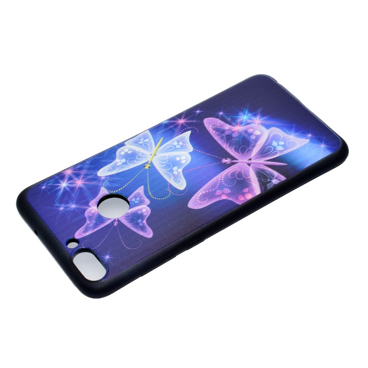 Patterned TPU Mobile Shell for Huawei P Smart / Enjoy 7S - Pretty Butterflies-4