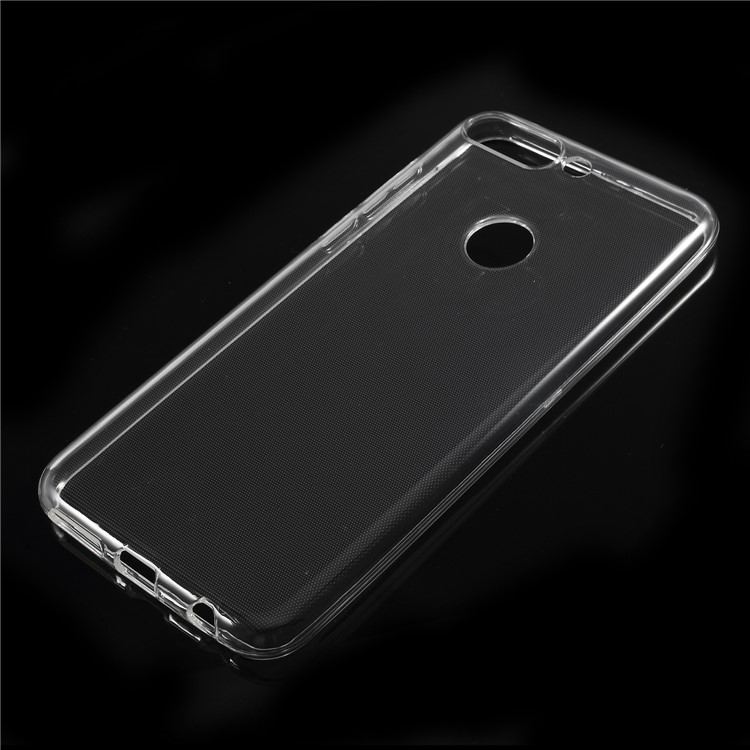 Copertura Clear TPU Case Con Interno Non Slip Per Huawei Honor 7c / Goditi 8